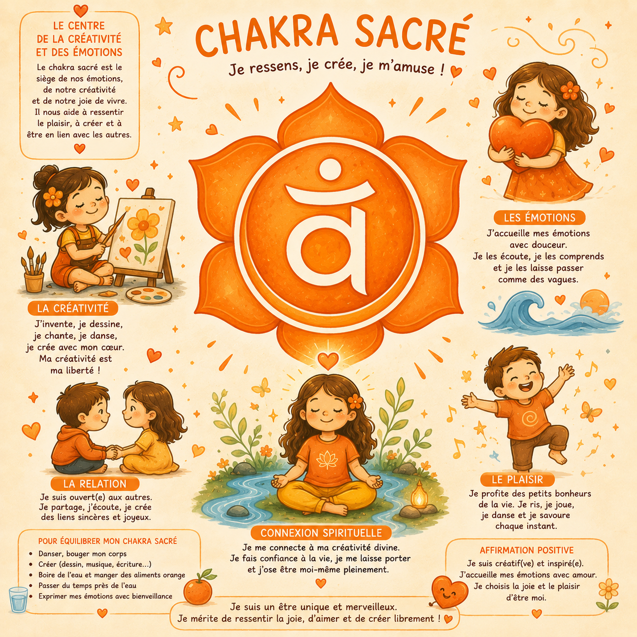 🧡 Tisane Swadhistana Chakra Sacré - Créativité, Émotions & Joie intérieure