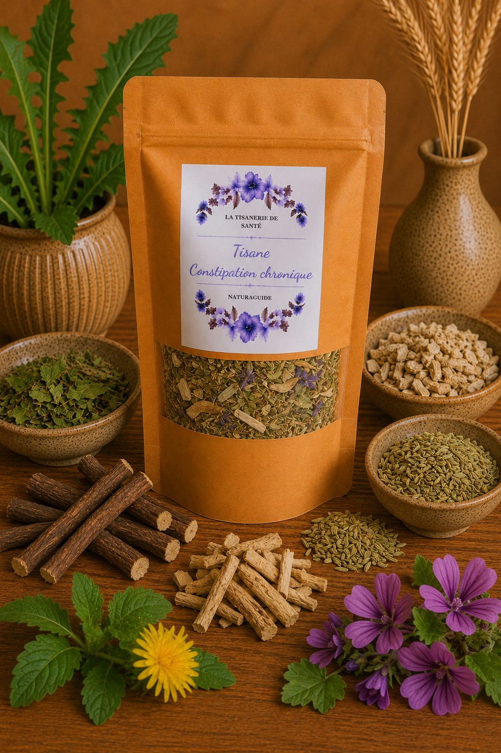 Tisane constipation chronique - Transit harmonieux au quotidien