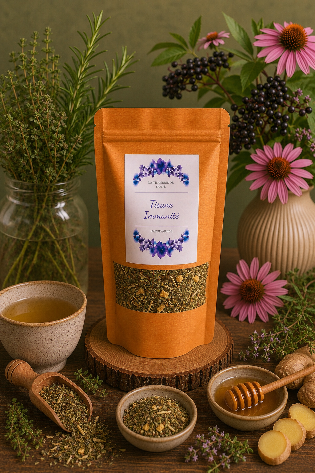 Tisane Immunité - Le reflex bien être qui accompagne vos défenses naturelles