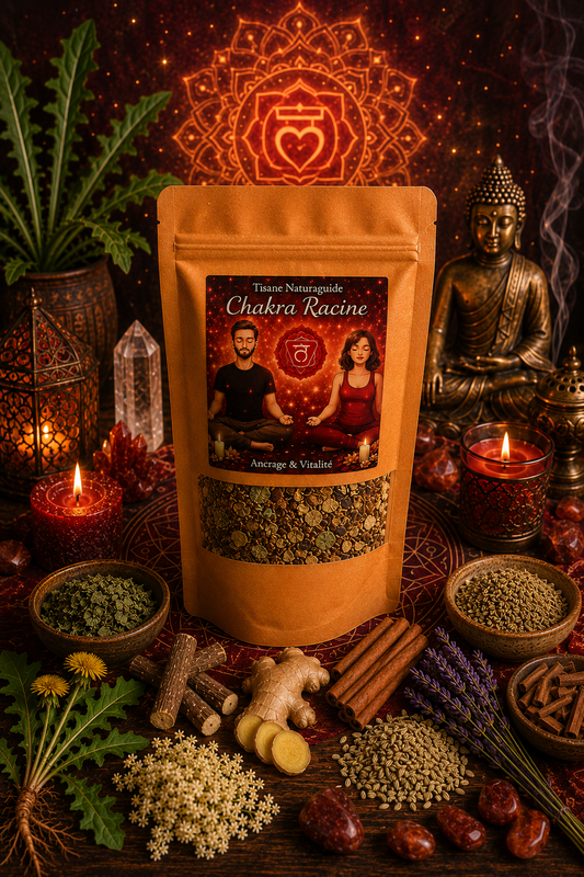 ❤️ Tisane Muladhara Chakra Racine - Ancrage,  vitalité & force intérieur