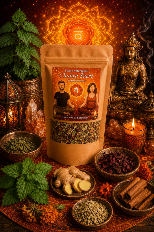 🧡 Tisane Svadhisthana Chakra Sacré - Créativité, émotions & Joie de vivre