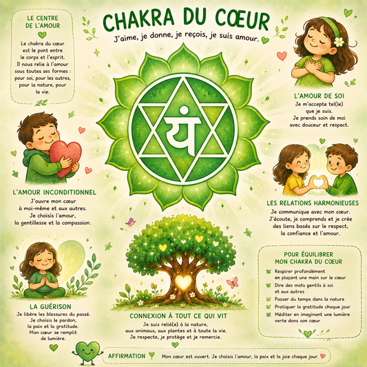 💚 Tisane Anahata Chakra du coeur - Amour, Douceur & Harmonie intérieure
