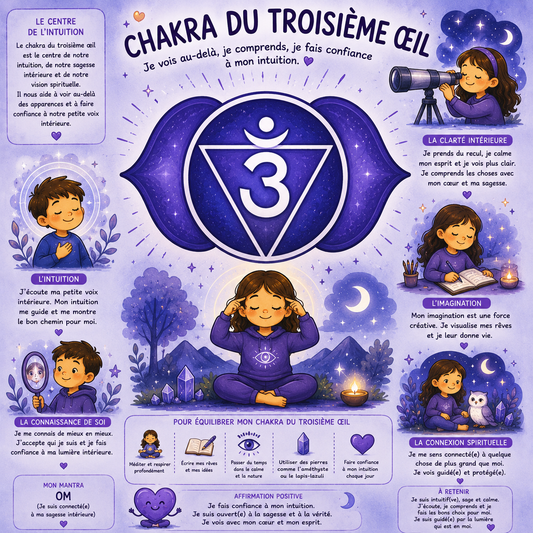 💜 Tisane Ajna Chakra du troisième oeil - Intuition, Clarté & Sagesse intérieure
