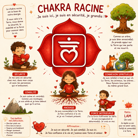 ❤️ Tisane Muladhara Chakra Racine - Ancrage, Sécurité & Force intérieure
