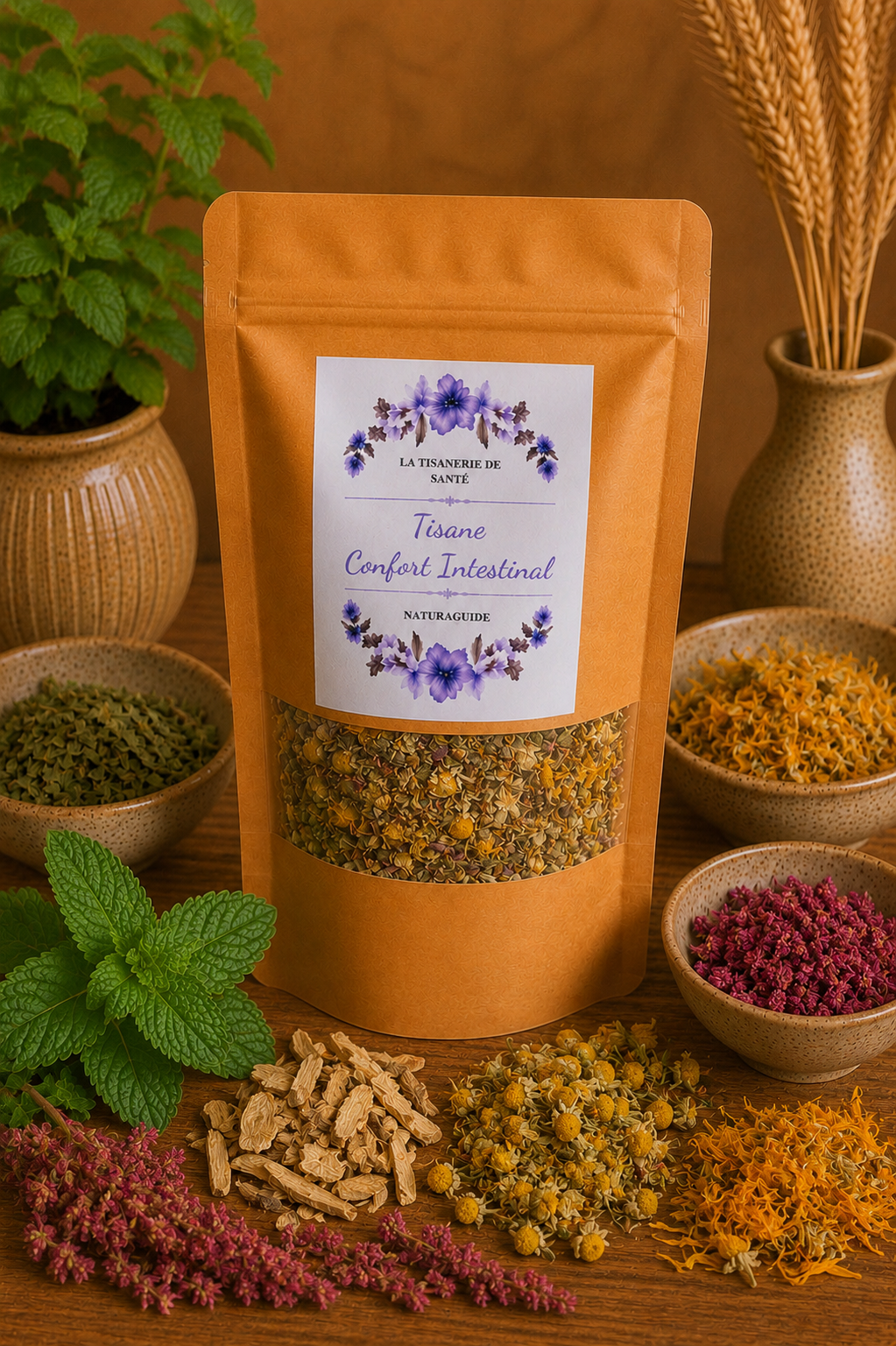 Tisane Confort intestinal - Équilibre et confort de la sphère intestinal