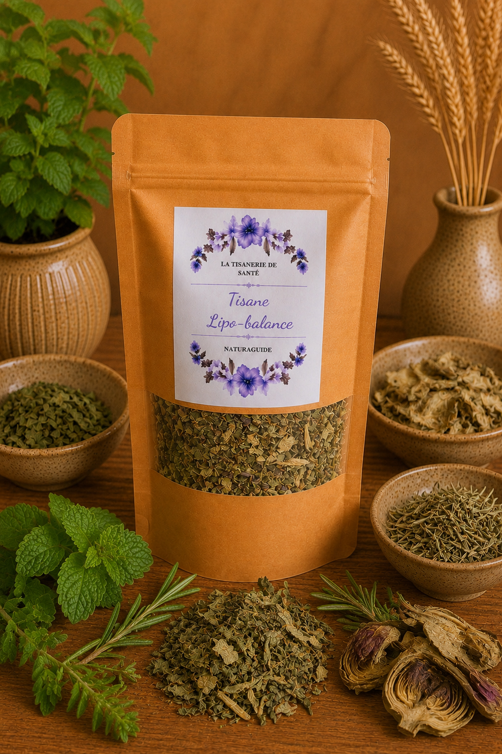Infusion Lipo-Balance - Équilibre et soutient digestif " Anti-cholestérol"