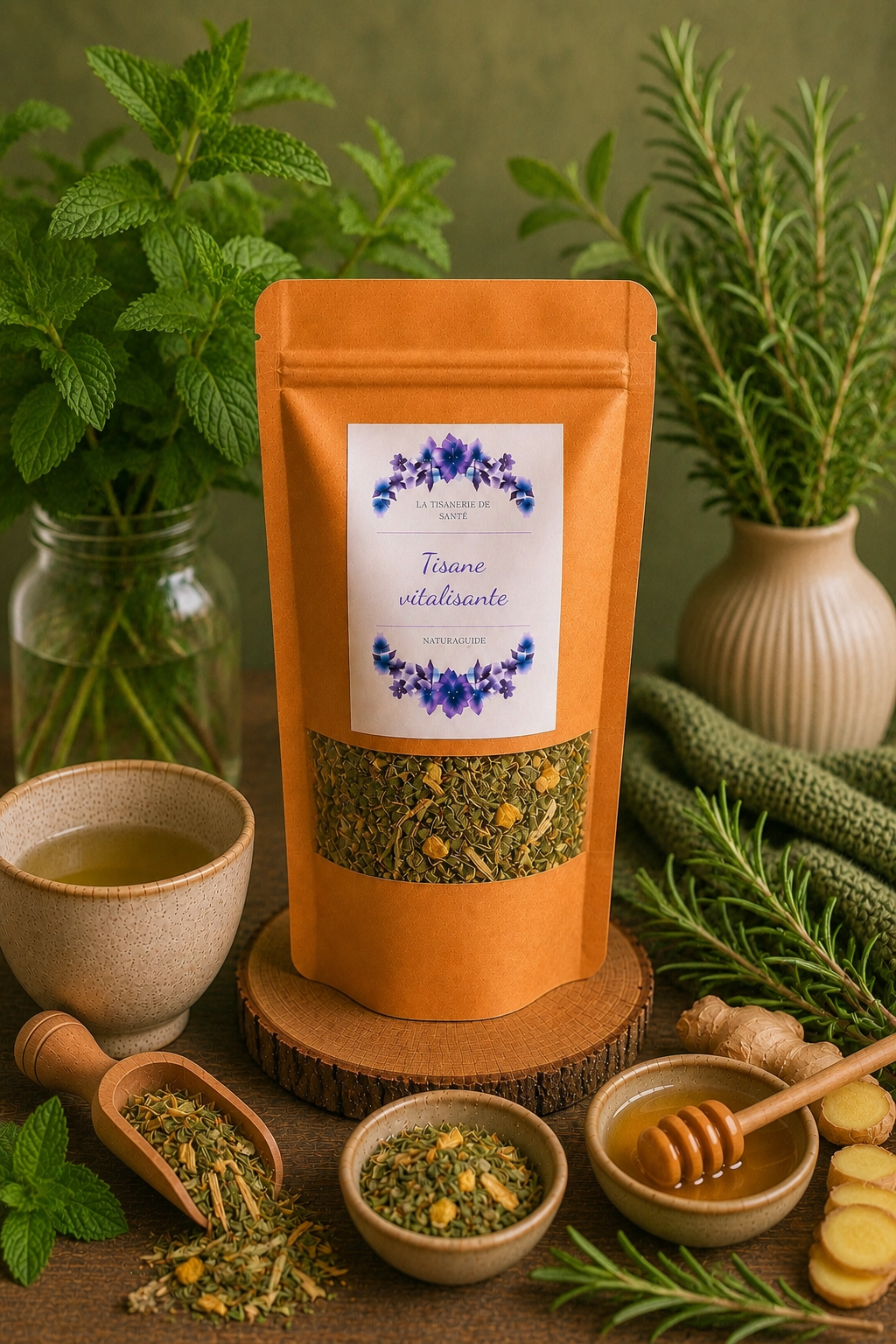 Tisane Vitalisante - Energie et tonus