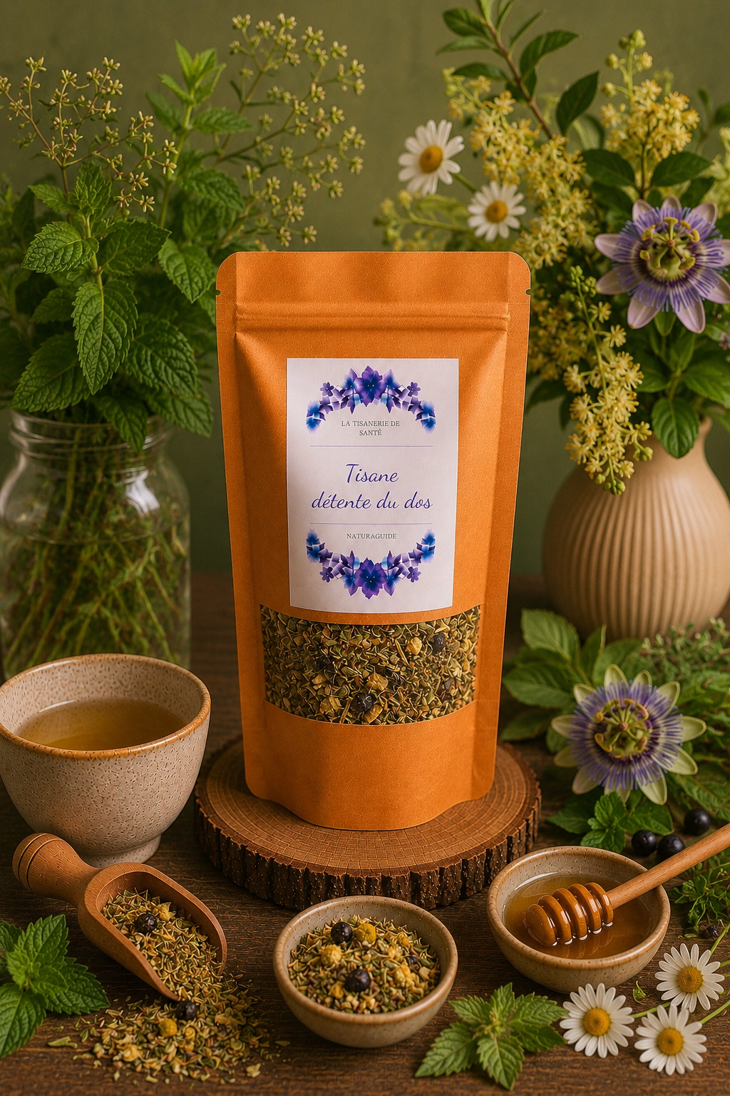 Tisane Détente du dos - Réconfort et relaxation du dos