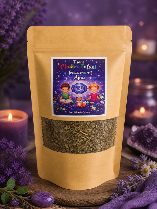 💜 Tisane Ajna Chakra du troisième oeil - Intuition, Clarté & Sagesse intérieure