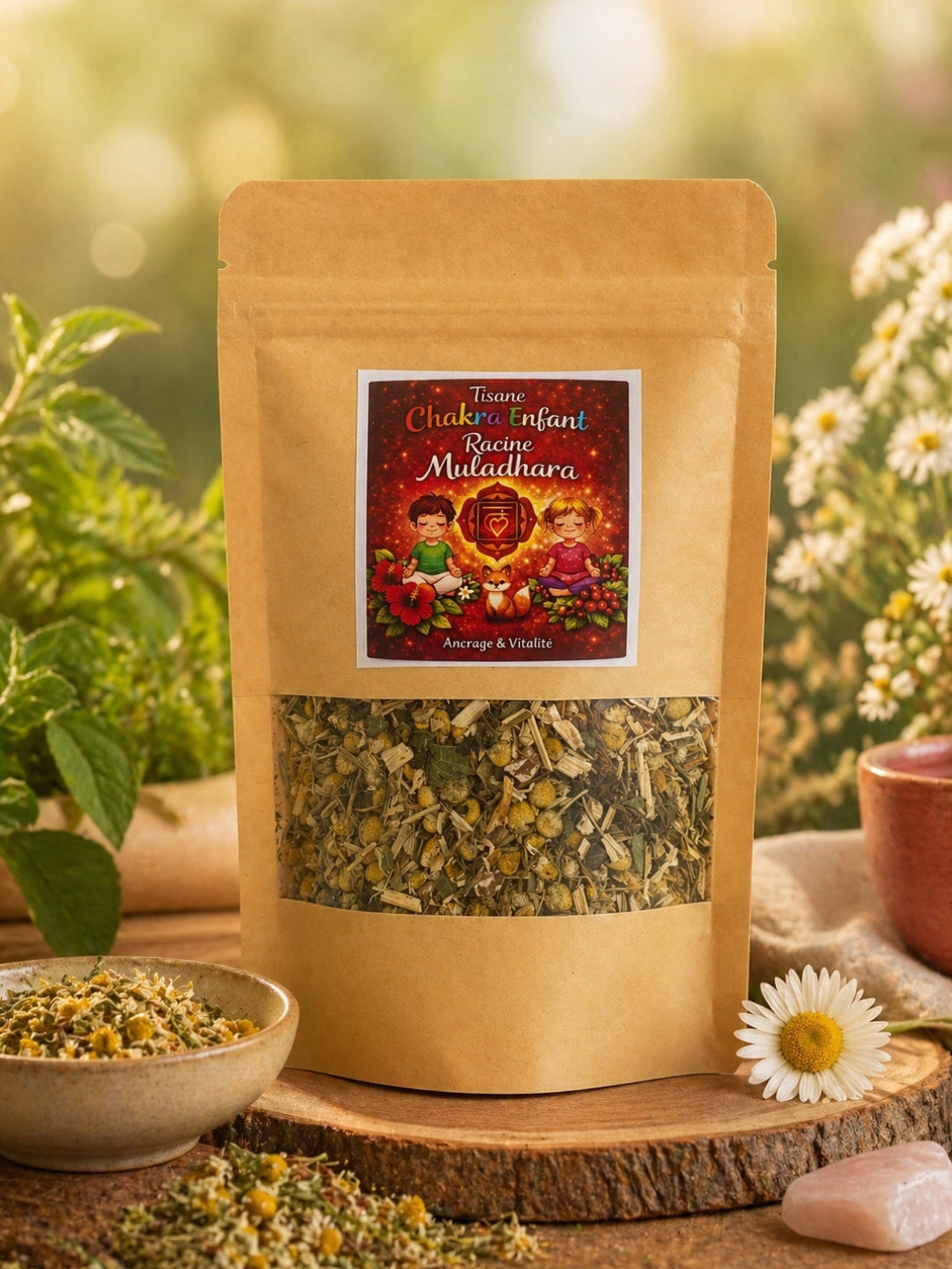 ❤️ Tisane Muladhara Chakra Racine - Ancrage, Sécurité & Force intérieure